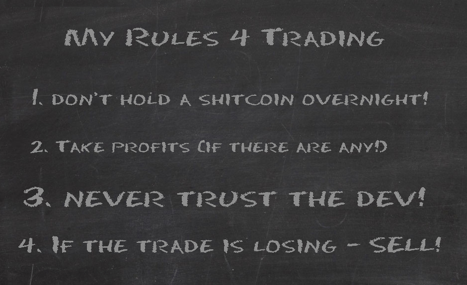 Follow Your Own Rules When Investing In Altcoins